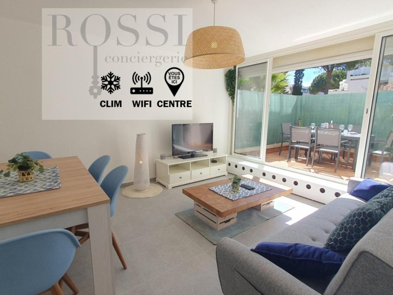T3 Double Terrasses Clim Wifi En Centre-ville - Rossiconciergerie - Linge Inclus * La Grande-Motte